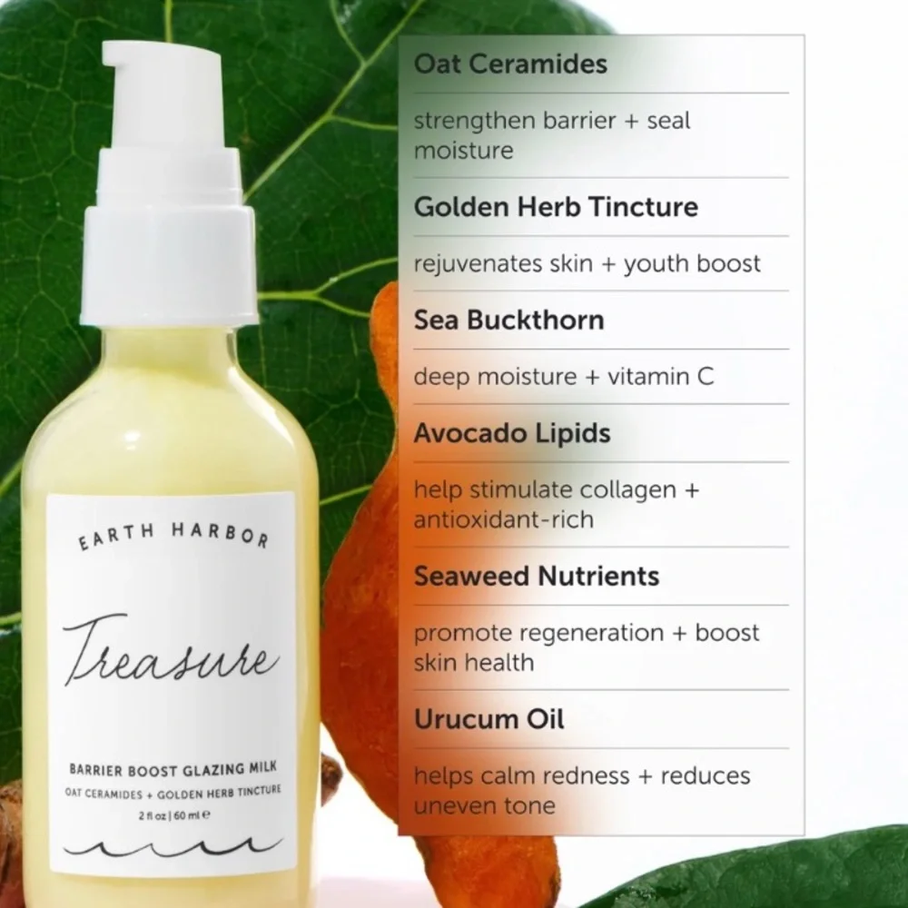 Earth Harbor Naturals Treasure Barrier Boost Glazing Milk